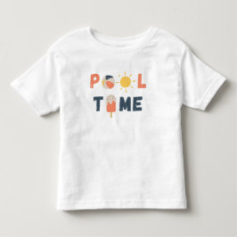 pooltijd. Toddler T-Shirt en Topjes