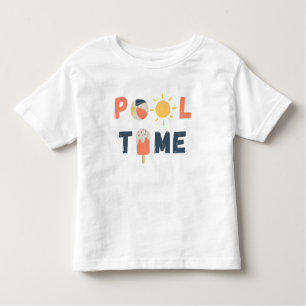 pooltijd. Toddler T-Shirt en Topjes