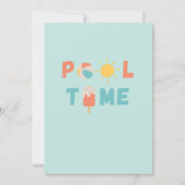 pooltijd. Uitnodigingen en aankondigingen (Voorkant)