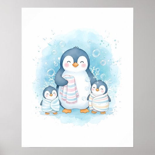 PoolTijd voor Kinderen Badkamer Muur Kunst Poster (Voorkant)