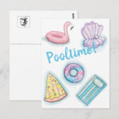 PooltijdBriefkaart Briefkaart (Voorkant / Achterkant)
