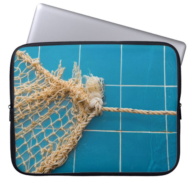 pooltouw laptop sleeve (Voorkant)