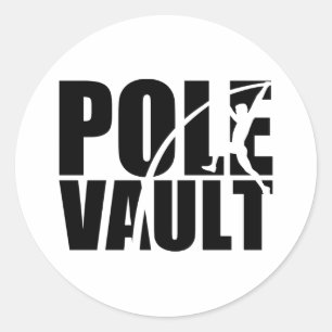 poolvault ronde sticker