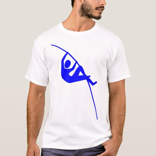 poolvaulting - blauw t-shirt (Voorkant)