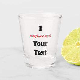 poolvergelijking (hart I) Shot Glas