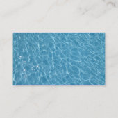 poolVisitekaartjes Visitekaartje (Achterkant)