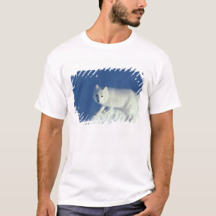 Poolvos Alopex lagopus) Een poolvos T-shirt