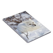 Poolvos in de winter notitieboek (Rechterzijde)