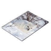 Poolvos in de winter notitieboek (Linkerzijde)