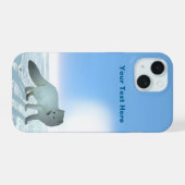 Poolvos iPhone 15 Case (Achterkant horizontaal)