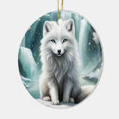 Poolvos Keramisch Ornament (Links)