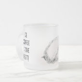 POOLVOS MATGLAS KOFFIEMOK (Voorkant links)