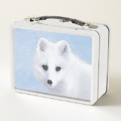 Poolvos Schilderij - Originele Wilde Dieren Kunst (Achterkant)