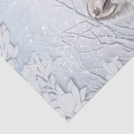 Poolvos Tissuepapier (Detail)