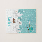Poolvos Winter Wonderland Legpuzzel (Horizontaal)