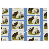 poolvos (witte vos, poolvos, sneeuwvos) groot cadeauzakje (Voorkant)