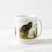 poolvos (witte vos, poolvos, sneeuwvos) koffiemok (Voorkant rechts)