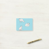 Poolvossen Post-it® Notes (Op bureau)