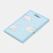 Poolvossen Post-it® Notes (Schuin)