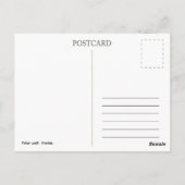 Poolwolf. Ansichtkaart Briefkaart (Achterkant)