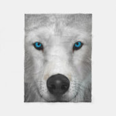 Poolwolf Fleece Deken (Voorkant)