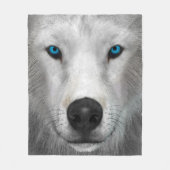 Poolwolf Fleece Deken (Voorkant)
