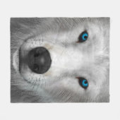 Poolwolf Fleece Deken (Voorkant (Horizontaal))