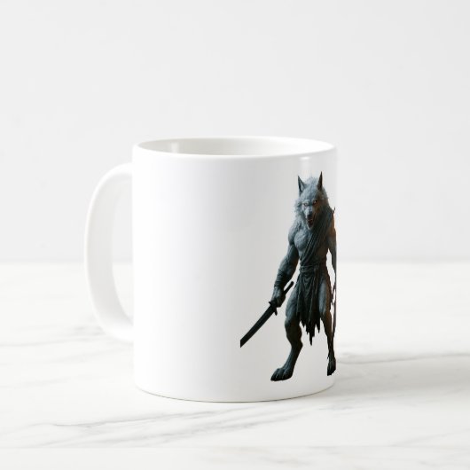 Poolwolf Koffiemok (Voorkant links)
