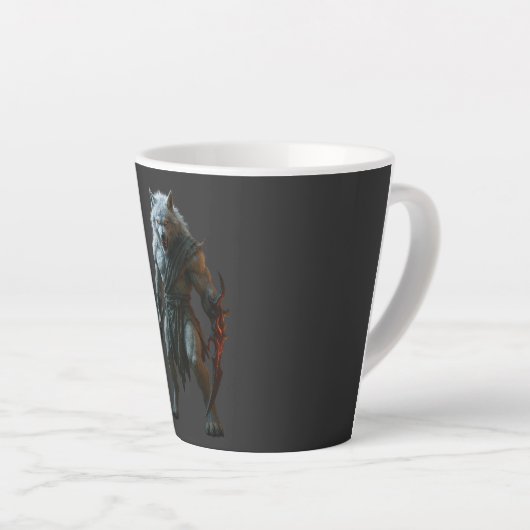 Poolwolf Latte Mok (Rechterhoek)