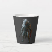 Poolwolf Latte Mok (Voorkant)