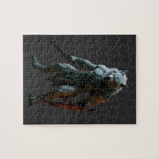 Poolwolf Legpuzzel (Horizontaal)