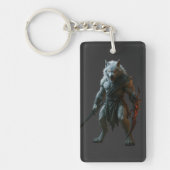 Poolwolf Sleutelhanger (Voorkant)