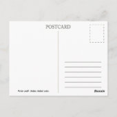 Poolwolf. Zwervernikkelmunt. Briefkaart (Achterkant)