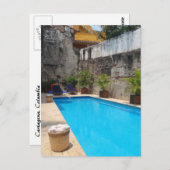 Poolzij in het Briefkaart Colombia (Voorkant / Achterkant)