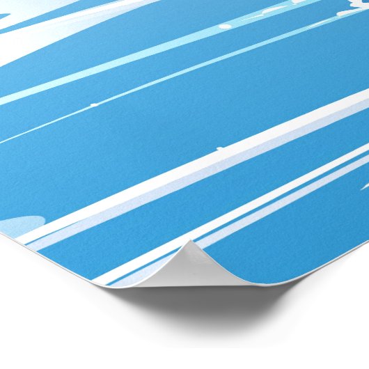 Poolzijbaan Poster (Hoek)