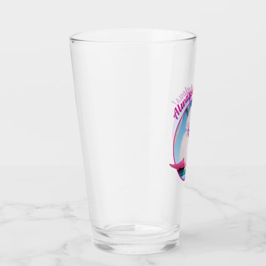 Poolzijdehond in veters glas (Rechts)