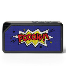 "Pooow" Cartoon Graphic op Bluetooth-luidspreker
