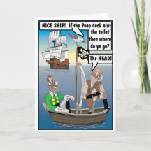 POOP AAN DE HOOFD JOKE. KAART
