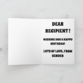 POOP ballonnen cake grappige kinderen verjaardag Kaart (Binnen)