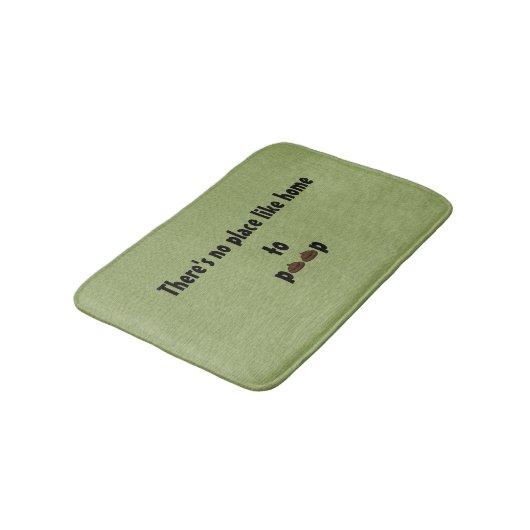 Poop Bath Mat Funny Poop Bath Decor Poop Gift (Gekanteld)