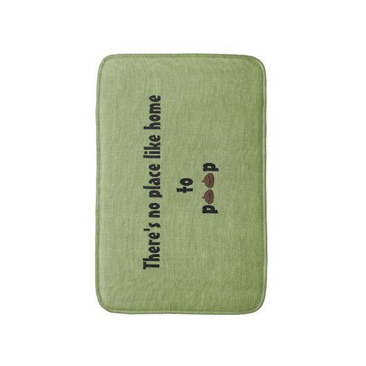 Poop Bath Mat Funny Poop Bath Decor Poop Gift (Voorkant Verticaal)