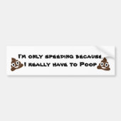 Poop Bumpersticker (Voorkant)
