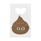 Poop Creditkaart Flessenopener (Achterkant)