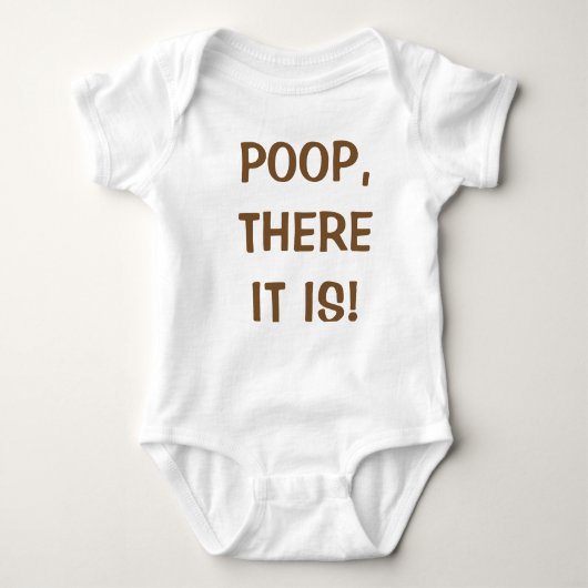 POOP, DAAR IS HET! ROMPER (Voorkant)