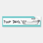 Poop Deck Sticker (Voorkant)