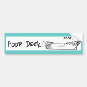 Poop Deck Sticker