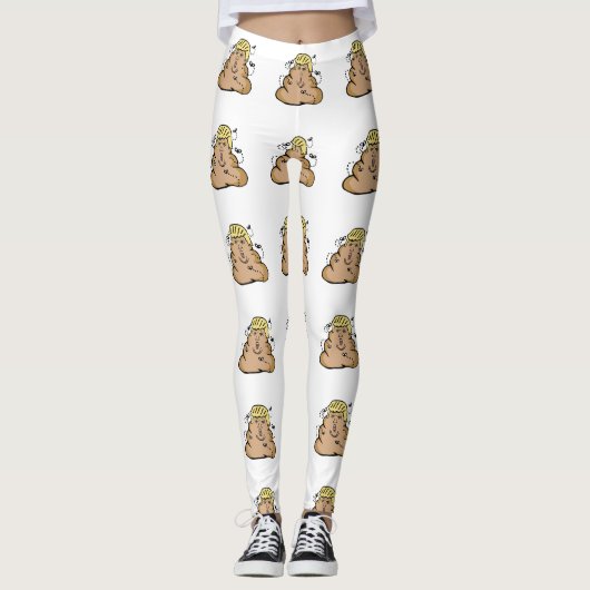 poop donald trump leggings (Voorkant)
