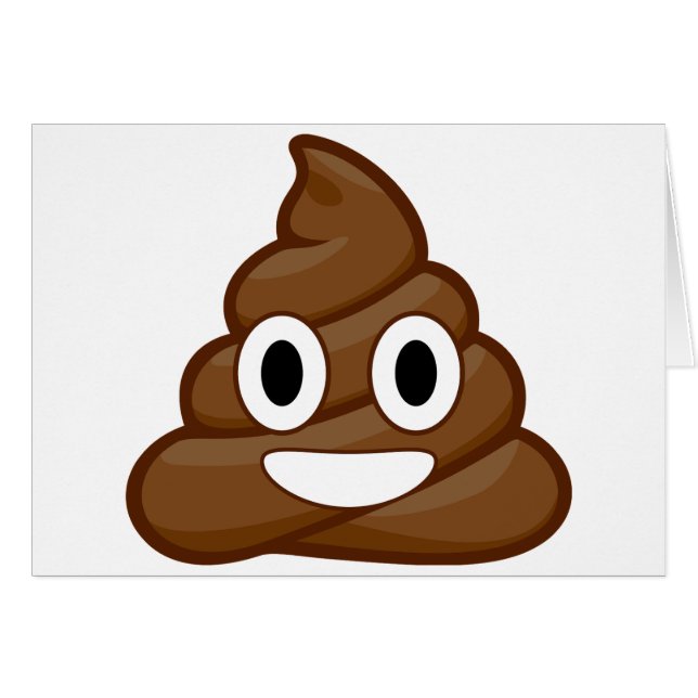 poop emoji (Voorkant Horizontaal)