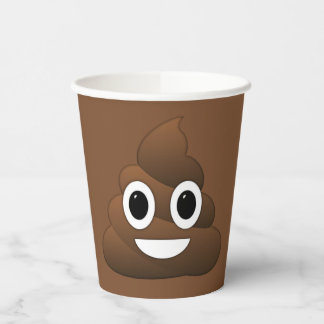 Poop Emoji 8oz Paper Cup Papieren Bekers