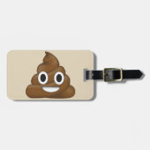 Poop Emoji Bagagelabel (Voorkant horizontaal)
